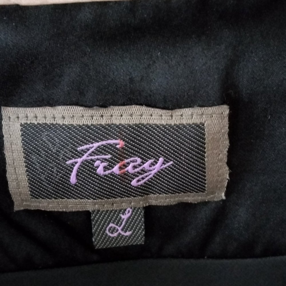 Fray black silk camisole/halter top WORN ONCE - Picture 8 of 14